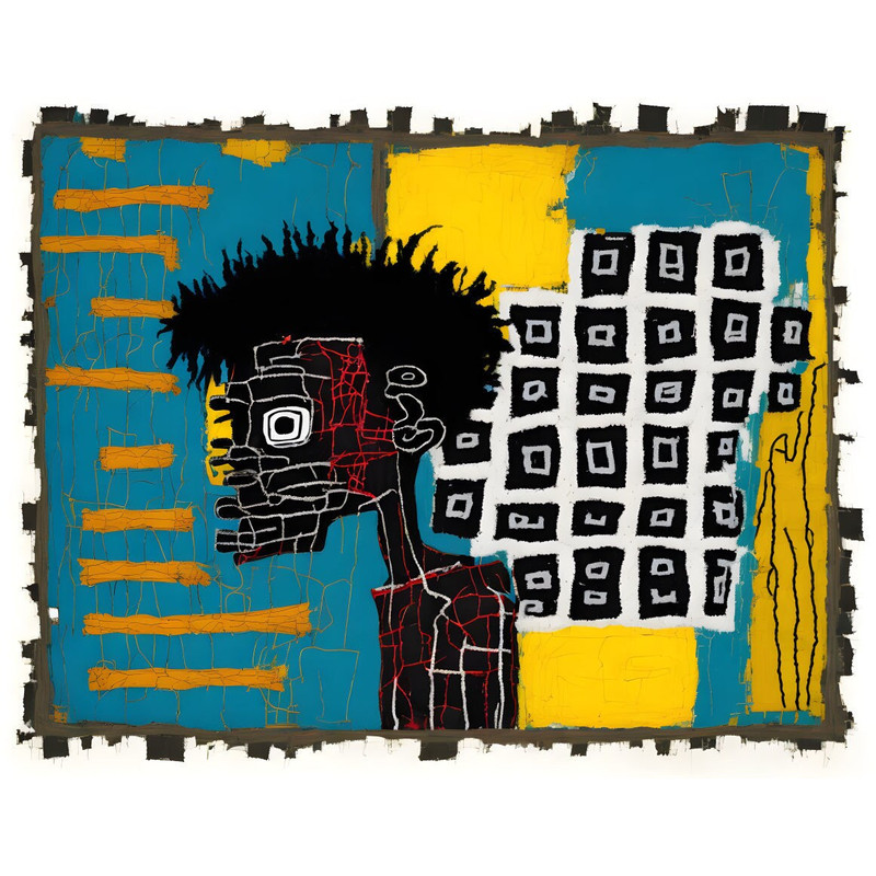 Neon Expressionism No 54 Pop Art Portrait up to 150 x 100 cm Canvas PrintPoster PaperAbstractModern ArtAlu DibondSilverAluStreet Art.jpg