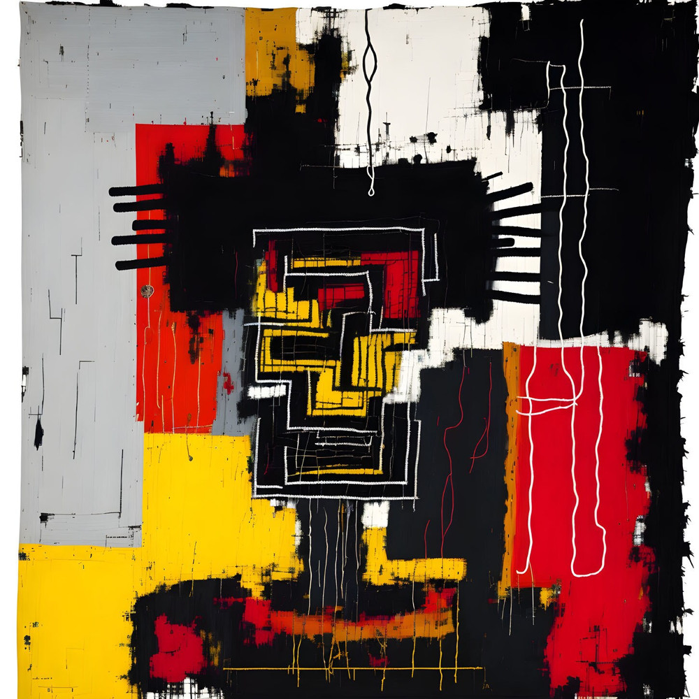 Neon Expressionism No07 Pop Art Portrait up to 150 x 150 cm Canvas PrintPoster PaperAbstractModern ArtAlu DibondSilverAluStreet Art.jpg