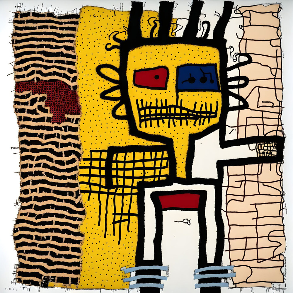 Neon Expressionism No20 Pop Art Portrait up to 150 x 150 cm Canvas PrintPoster PaperAbstractModern ArtAlu DibondSilverAluStreet Art.jpg