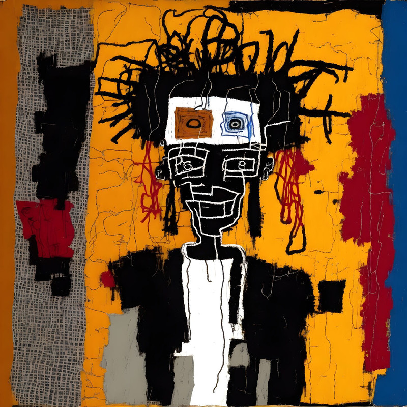 Neon Expressionism No22 Pop Art Portrait up to 150 x 150 cm Canvas PrintPoster PaperAbstractModern ArtAlu DibondSilverAluStreet Art.jpg