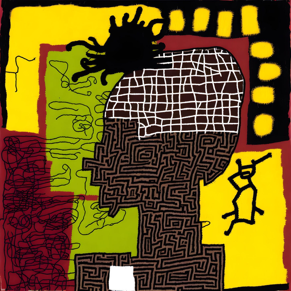 Neon Expressionism No25 Pop Art Portrait up to 150 x 150 cm Canvas PrintPoster PaperAbstractModern ArtAlu DibondSilverAluStreet Art.jpg