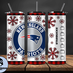 New England Patriots Christmas Tumbler Png, NFL Merry Christmas Png, NFL, NFL Football Png 22