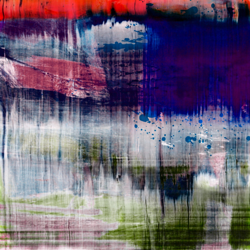 Abstract Urban Dream Blue Violet Yellow up to 150 x 150 cm ExpressiveGlossyNEONDecorativeXXL Acrylic GlassXXL PrintComtemporaryArtPopArt.jpg