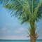 Atelier Benad Summer Power Palm Tree Beach Original Acrylic Painting 80 x 135 cm SeaWaterSummerBeachRealismDreamyLandscapeModern Art.jpg