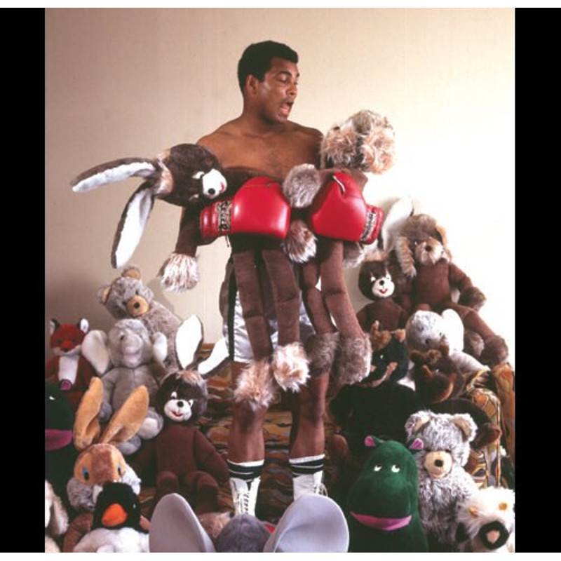 Charles Paul Wilp - Original Edition 500 - Motif Muhammed Ali 01ChampionBoxerTeddy BearsPhotographyVintageStampedDigital PrintPoster.jpg