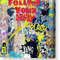 Homage motif Banksy Homage Follow u dream Special feature canvas with 5 cm thick stretcher framecolorscomicpop artprint.jpg