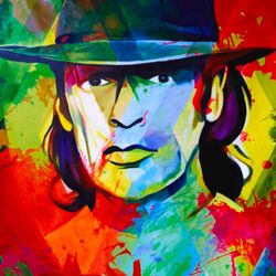 homage udo lindenberg the cool sock up to 150x200 acrylic glasscanvasposterxxl printalu dibondsilver
