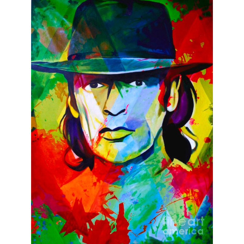 Homage Udo Lindenberg the cool sock up to 150x200 acrylic glasscanvasposterXXL printAlu DibondSilverAluPop Art.jpg