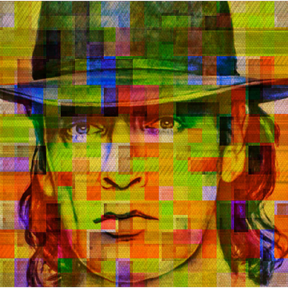 Hommage Abstract Udo Lindenberg Portrait up to 80 x 80 cm Canvas PrintPoster PaperGerman MusicianAlu DibondSilverAluPop ArtStreet Art.jpg