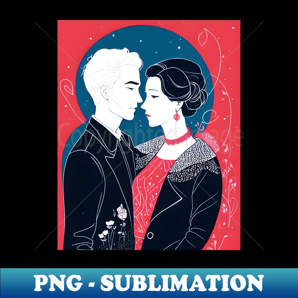 UR-14540_french asian couple on a date sticker 1675.jpg