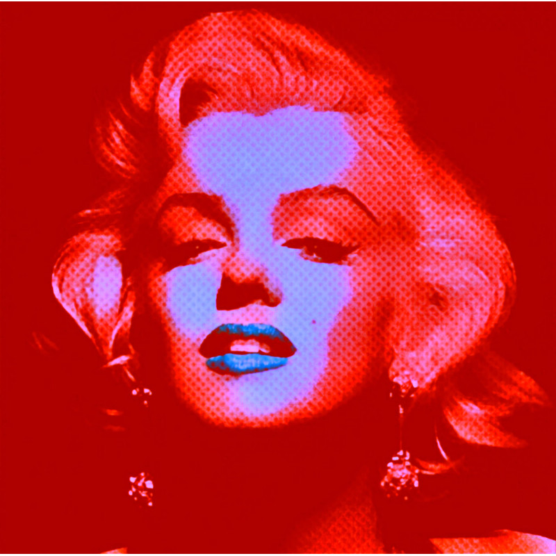 Marilyn Monroe Overdose Pop Art Portrait up to 100 x 100 cm Canvas PrintPoster PaperAbstractModern ArtAlu DibondSilverAluStreet Art.jpg