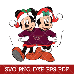 Virginia Tech Hokies_mickey NCAA 8SVG Cricut, Mickey NCAA Team SVG DXF EPS PNG Files
