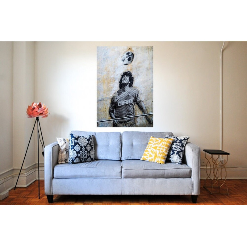Motif Diego Maradonna Football God Street Art Street Art Photography by Jo up to 75x100 Canvas PrintPoster PaperGraffitiXXL PrintPopArt.jpg
