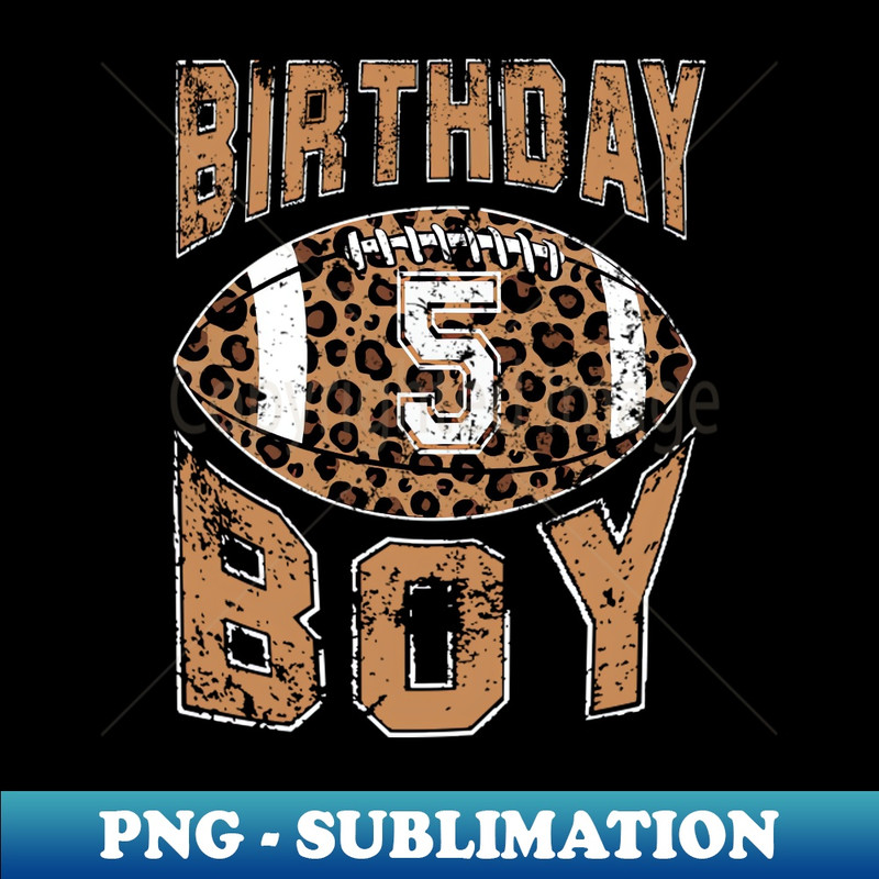 UX-361_5th Birthday Football Leopard Print Wild Animal 7338.jpg