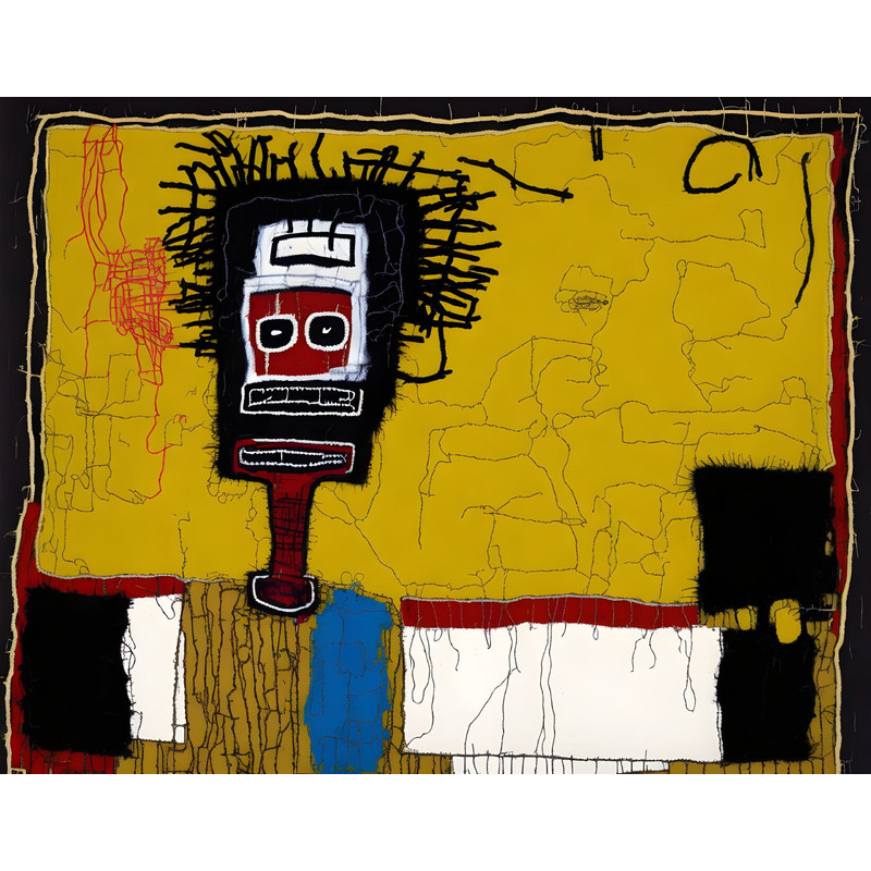 Neon Expressionism No 26 Pop Art Portrait up to 200 x 140 cm Canvas PrintPoster PaperAbstractModern ArtAlu DibondSilverAluStreet Art.jpg