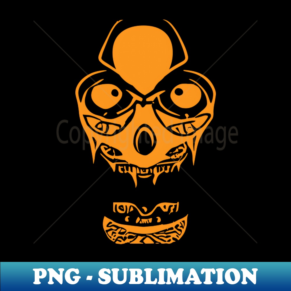 VD-1738_Alien Zombie Skull Orange Color 9456.jpg