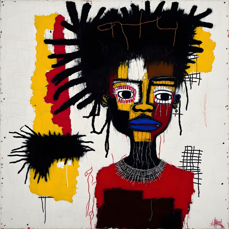 Neon Expressionism No34 Pop Art Portrait up to 150 x 150 cm Canvas PrintPoster PaperAbstractModern ArtAlu DibondSilverAluStreet Art.jpg