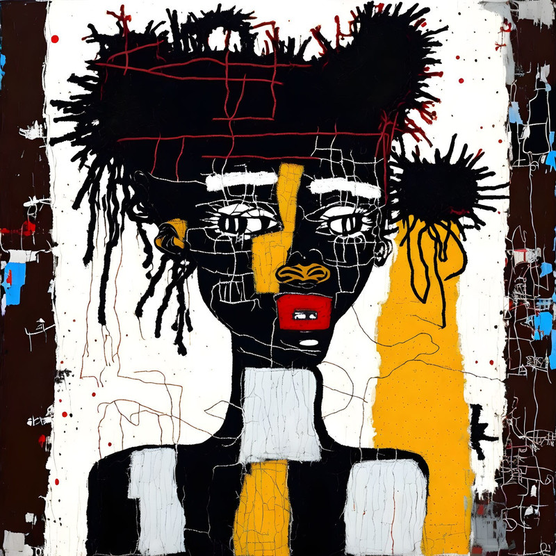 Neon Expressionism No37 Pop Art Portrait up to 150 x 150 cm Canvas PrintPoster PaperAbstractModern ArtAlu DibondSilverAluStreet Art.jpg