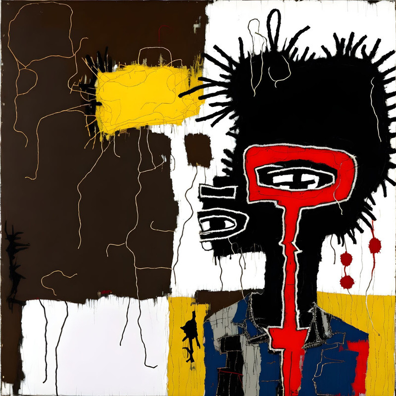 Neon Expressionism No41 Pop Art Portrait up to 150 x 150 cm Canvas PrintPoster PaperAbstractModern ArtAlu DibondSilverAluStreet Art.jpg