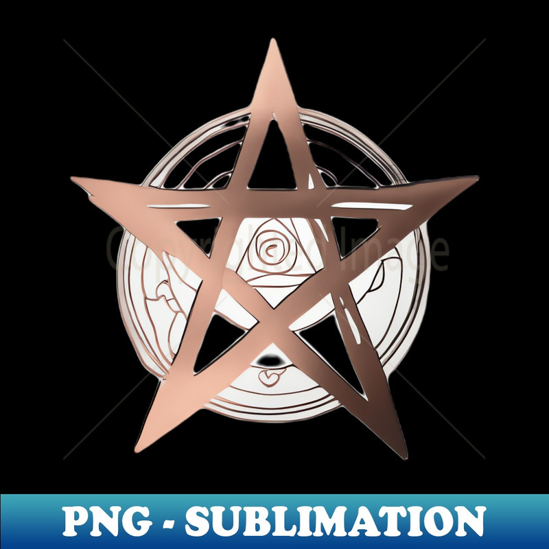 VG-27940_Pentagram Rose Gold Shadow Silhouette Anime Style Collection No 277 4153.jpg