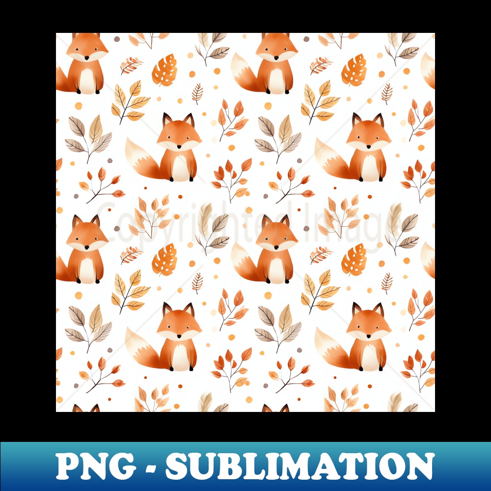 VG-3070_Autumn Paradise Playful Cute Fox Pattern 2975.jpg