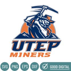 UTEP Miners Svg, Football Team Svg, Basketball, Collage, Game Day, Football, Instant Download