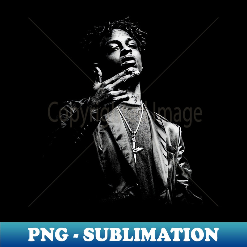 VN-31499_Savage Mode Activated 21 Savages Vintage Hip-Hop Vibes Tee 9684.jpg