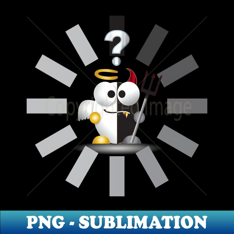 VR-23001_Little Penguin Cartoon-Half Angel Half Devil 6949.jpg