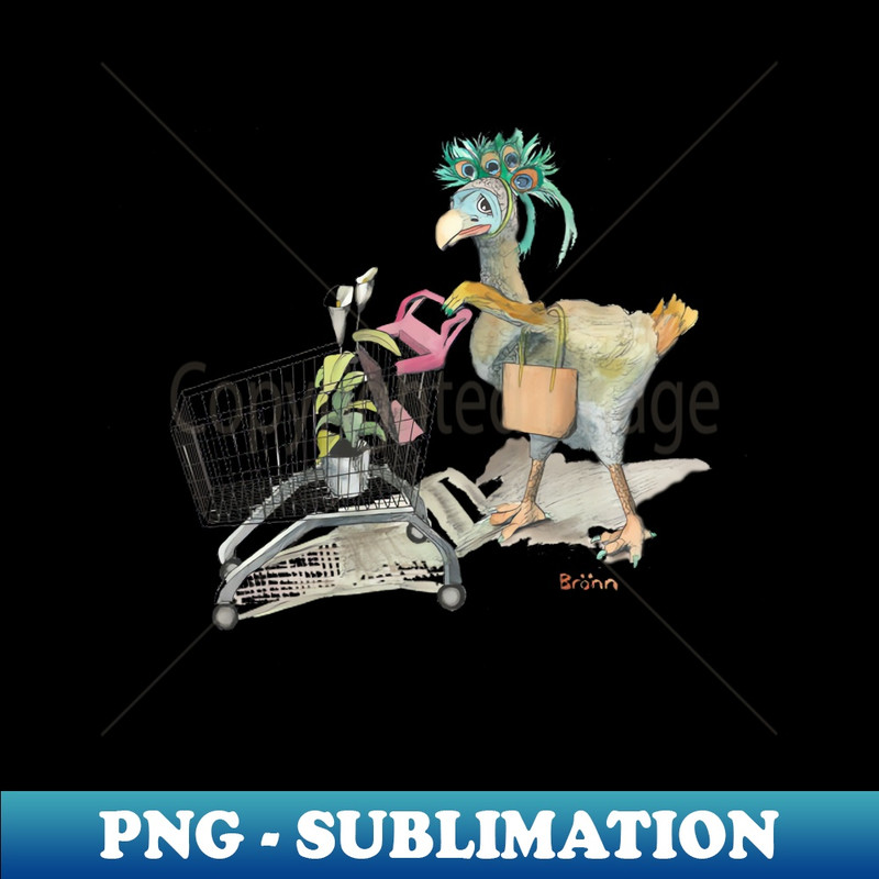 VS-11454_Dodo goes shopping mug bag sticker magnet teeshirt apparel 5667.jpg