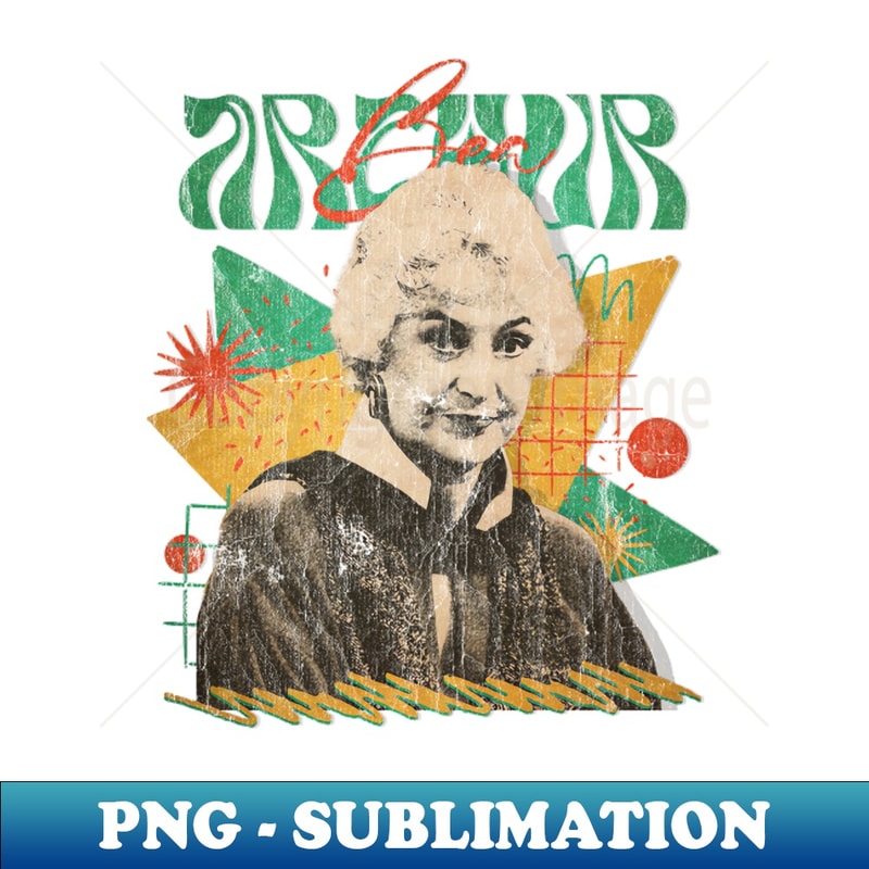 VT-38403_VINTAGE POP RETRO -Bea Arthur Golden Squad Black- STYLE 70S 2671.jpg