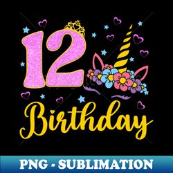twelve 12yr 12th birthday happy birthday boy 12 years old - high-quality png sublimation download - fashionable and fearless