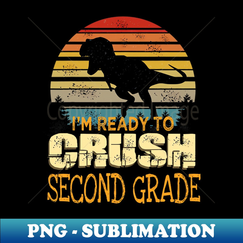 WF-29801_Ready To Crush Second 2nd Grade Dinosaur Back To School Boys 6908.jpg