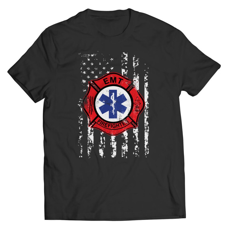 FireFighter Shirt  EMTFire Department Truck Dad Husband Firefighter Firefighting FiremanWoman First Responder Emergency, Tshirt.jpg