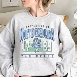 vintage north carolina tar heels shirt, ncaa tar heels shirt, vintage unisex shirt, vintage unc tar heels looney tunes s