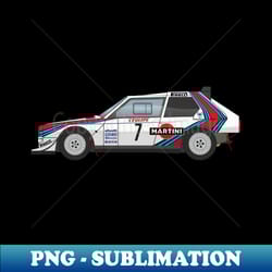 lancia delta s2 rally martini racing - signature sublimation png file - spice up your sublimation projects