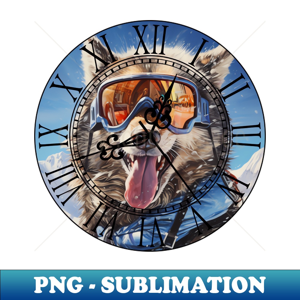 WT-39828_Wolf Clock with skiing glasses 5871.jpg