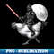 XA-10656_Darth Vader riding a hen funny Starwars 7634.jpg