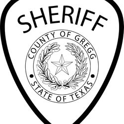 gregg county sheriff,s office law enforcement patch vector file black white vector outline or line art file