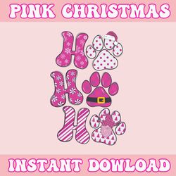 ho ho ho pink christmas svg, pink christmas svg, pink winter svg, pink santa svg, pink santa claus svg, christmas svg