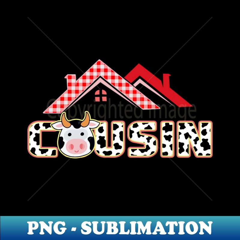 XL-9031_Cousin Cow Funny Farm Family Matching 9146.jpg