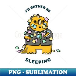 id rather be sleeping - retro png sublimation digital download - fashionable and fearless