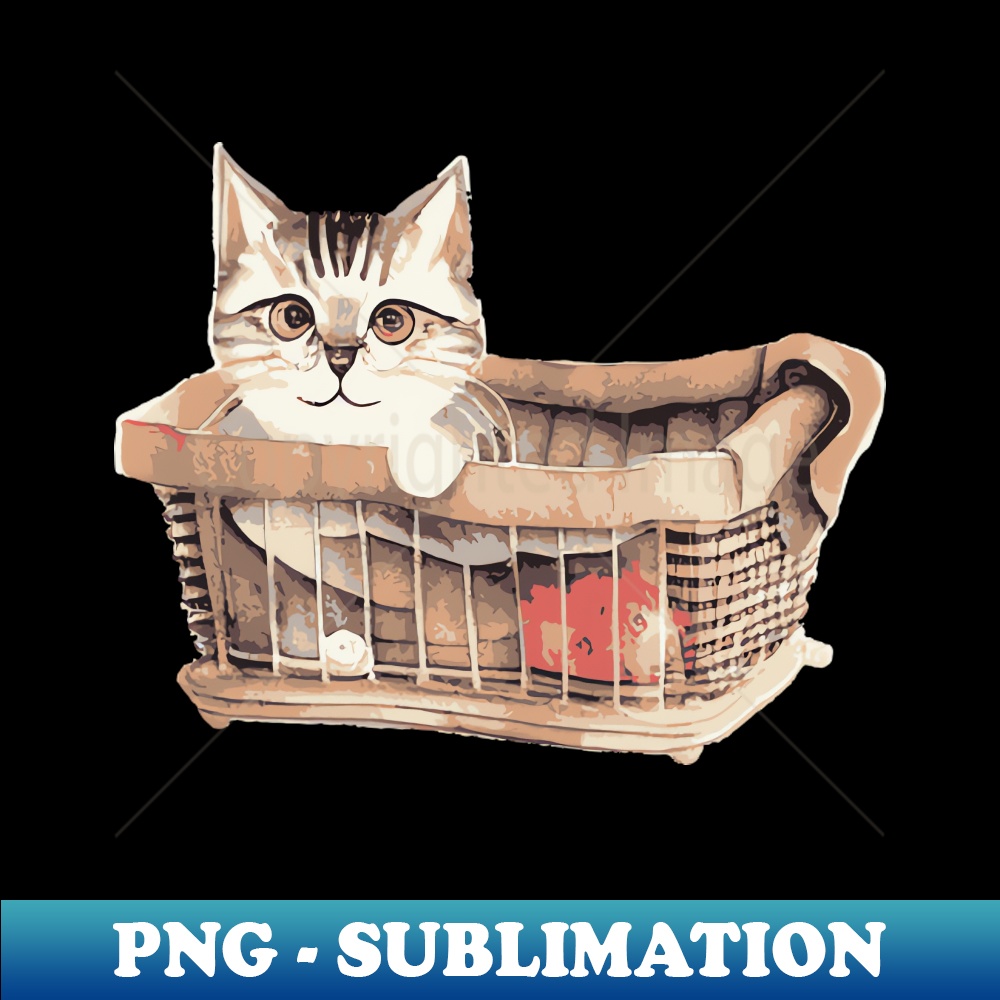 YC-38848_Watercolor Cat in a Laundry Basket - Whimsical Artwork 1187.jpg