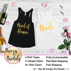 bachelorette party shirts, bride tank top, bridesmaid tank, maid of honor tank,  bridal party tanks, bridesmaid shirts,