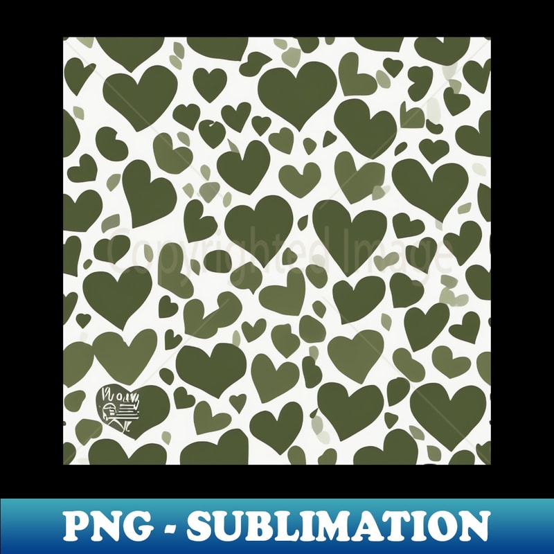 YN-17509_Heart Olive Green Shadow Silhouette Anime Style Collection No 241 7268.jpg