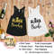 Beach Bachelorette Party Shirts, Aloha Beaches, Aloha Bride, Pineapple Shirt, Beach Bachelorette Tank, Hawaii tank Gold Pineapple Tank Top.jpg