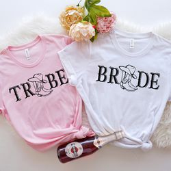 bride tribe shirts, bachelorette party shirts, brides last ride shirts, bridesmaid shirts, wedding bridal party shirts,