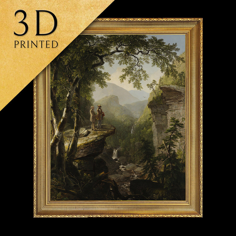 Kindred Spirits by Asher Brown Duran, 3d Printed with texture and brush strokes looks like original oil-painting, code311.jpg