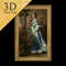 Lady Anne Carey by Anthony van Dyck, 3d Printed with texture and brush strokes looks like original oil-painting, code458.jpg