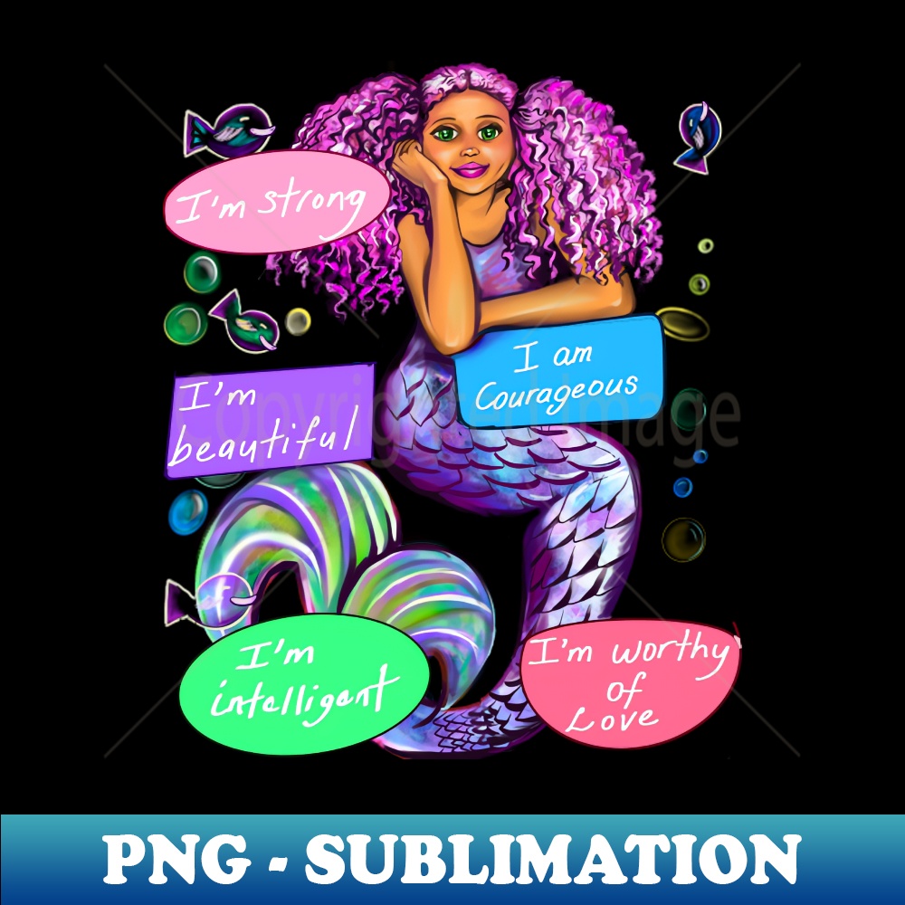YZ-28702_Positive Affirmations African American mermaid inspirational 1160.jpg