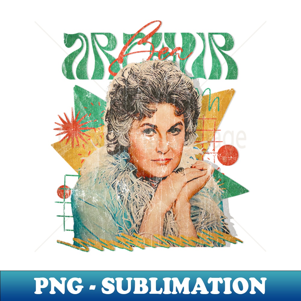 ZA-38402_VINTAGE POP RETRO -Bea Arthur Golden Girls- STYLE 70S 8839.jpg